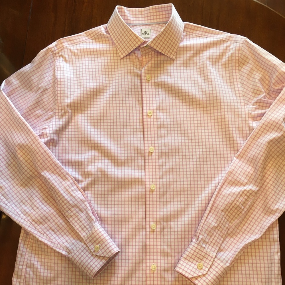 Peter Millar Nanoluxe Button Down Dress Shirt